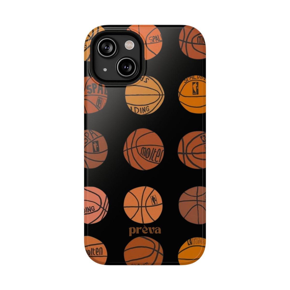 Black Basketball Phone Case
