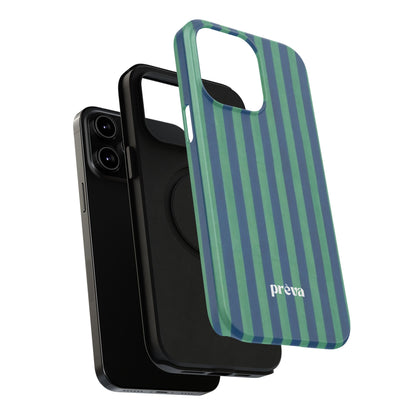 Green & Blue Stripes Phone Case