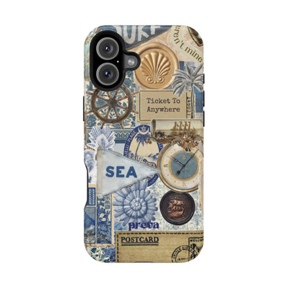 Neutral Travel Collage Phone Case