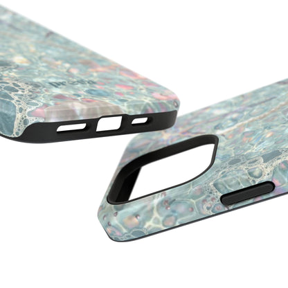 Marbled Seafoam Impact-Resistant Phone Case