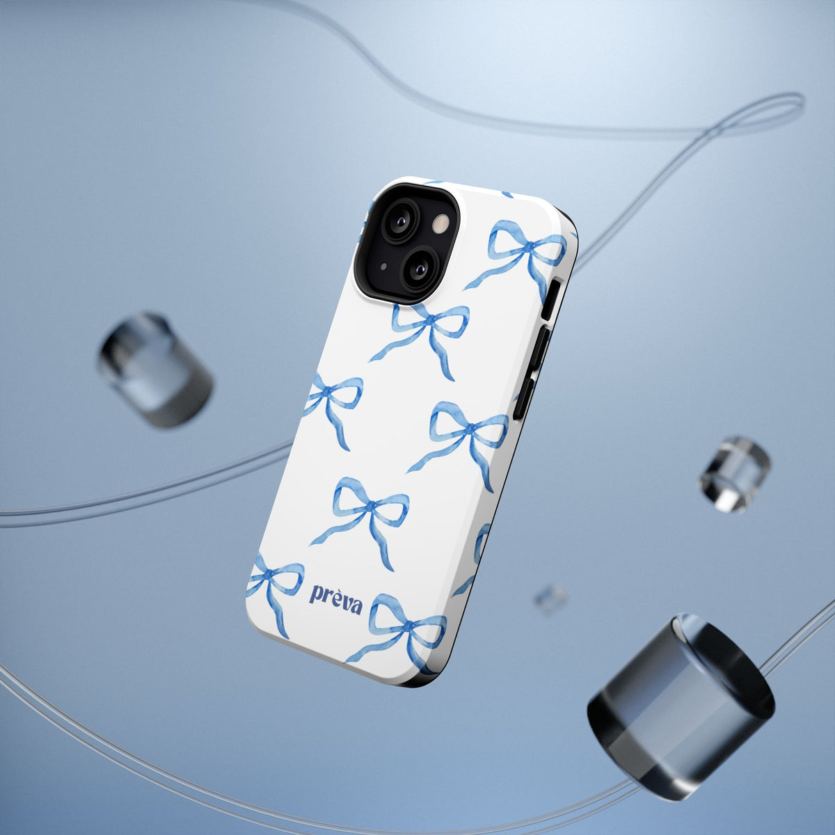 Blue Bow Phone Case