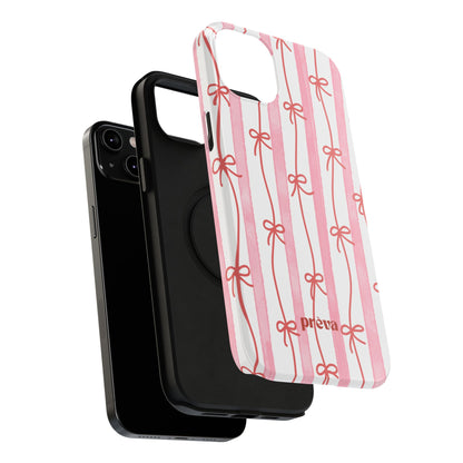 Pink Bow Chain Phone Case