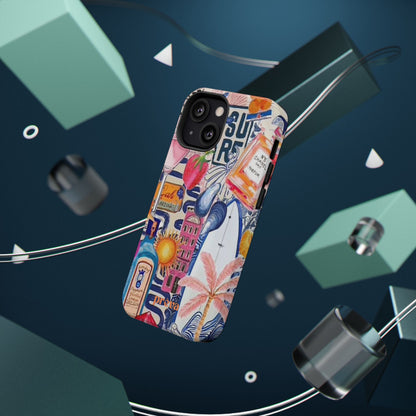 Tropical Beach Collage Phone Case