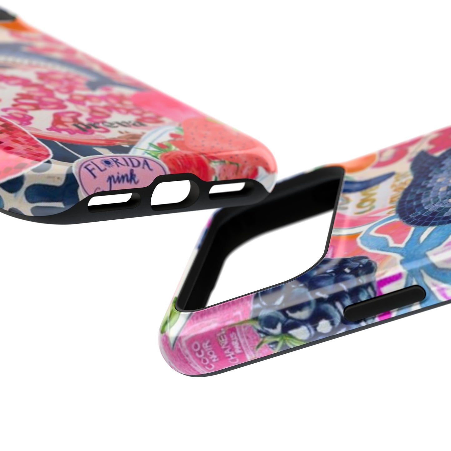 Dolphin Tropics Collage Phone Case