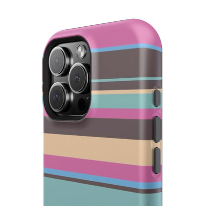 Cocoa Palm Stripes Phone Case