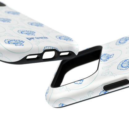 Fancy Teal Shell Phone Case