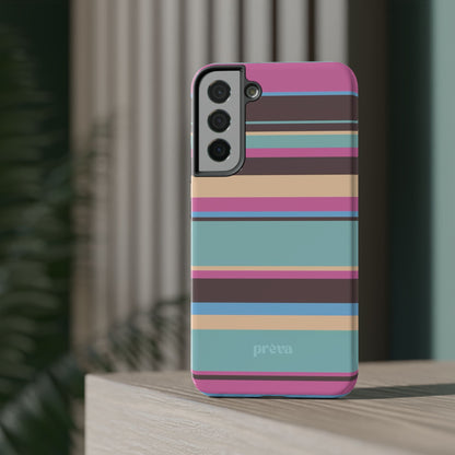 Cocoa Palm Stripes Phone Case