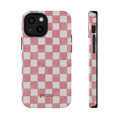 Pink Checkers Phone Case