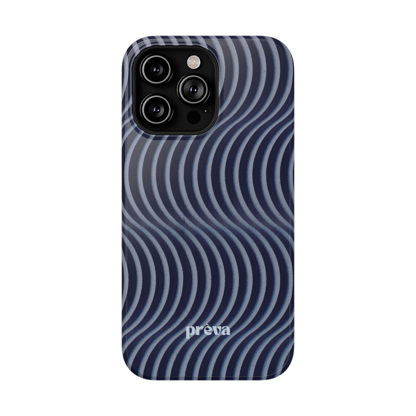 Wavy Navy Phone Case