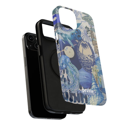 Blue Night Collage Phone Case