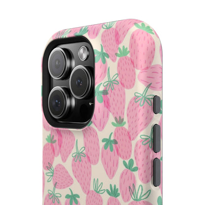 Pink Strawberry Phone Case
