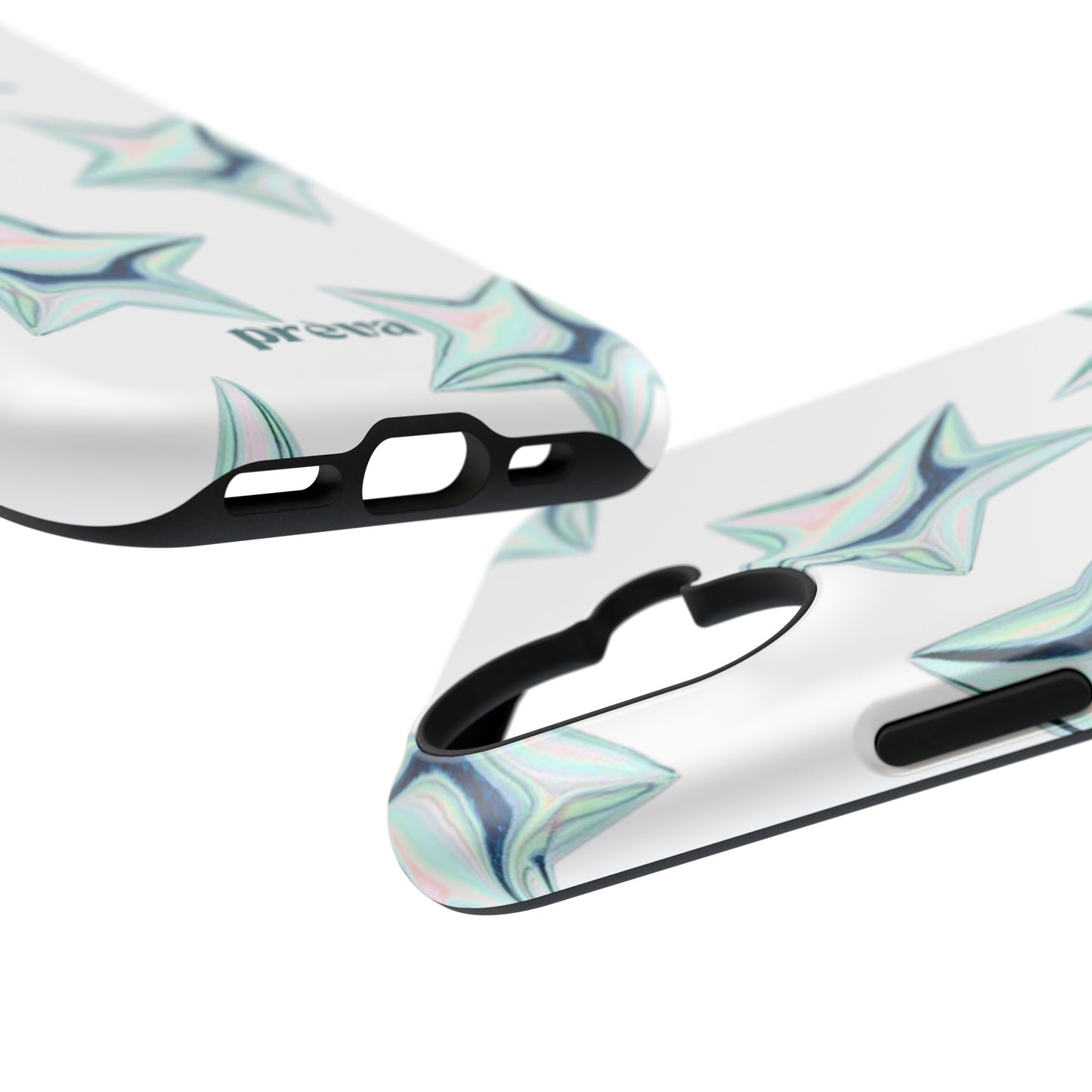 White Starburst Phone Case
