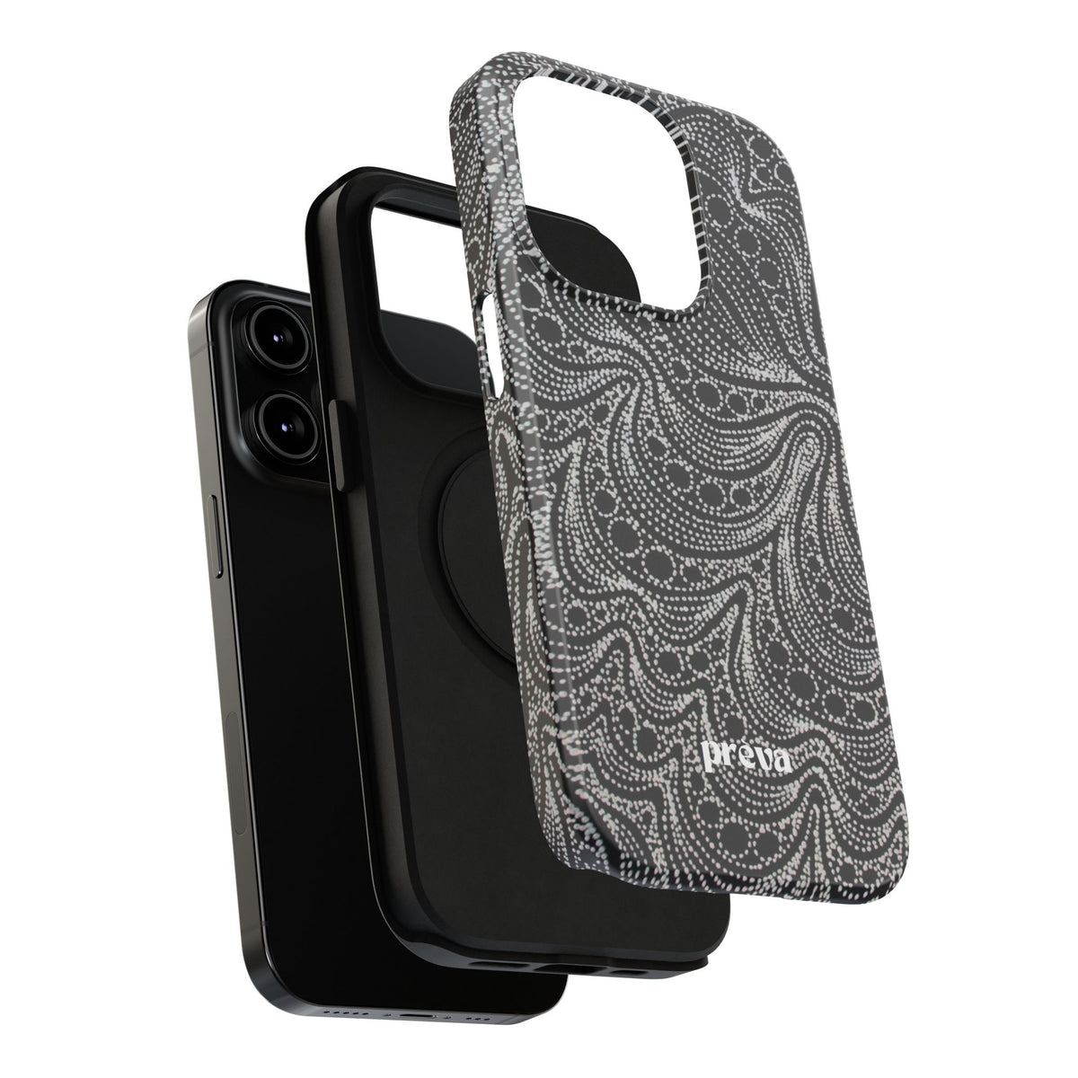 Abstract Midnight Lace Phone Case