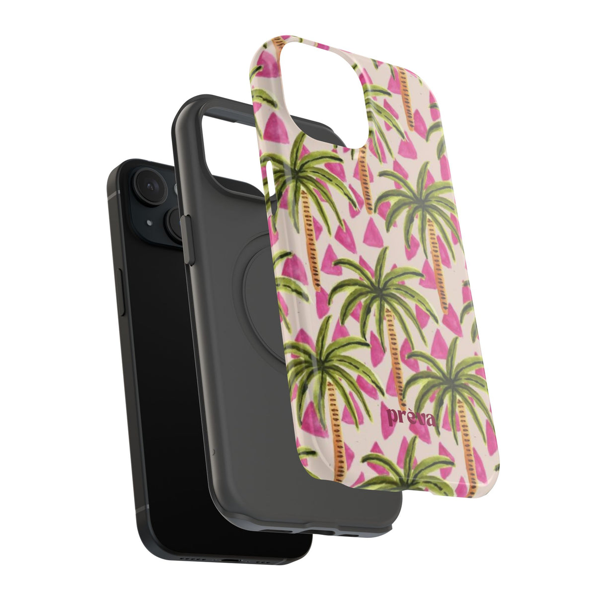 Phone Case — Pink Palm Tree Impact-Resistant Protector