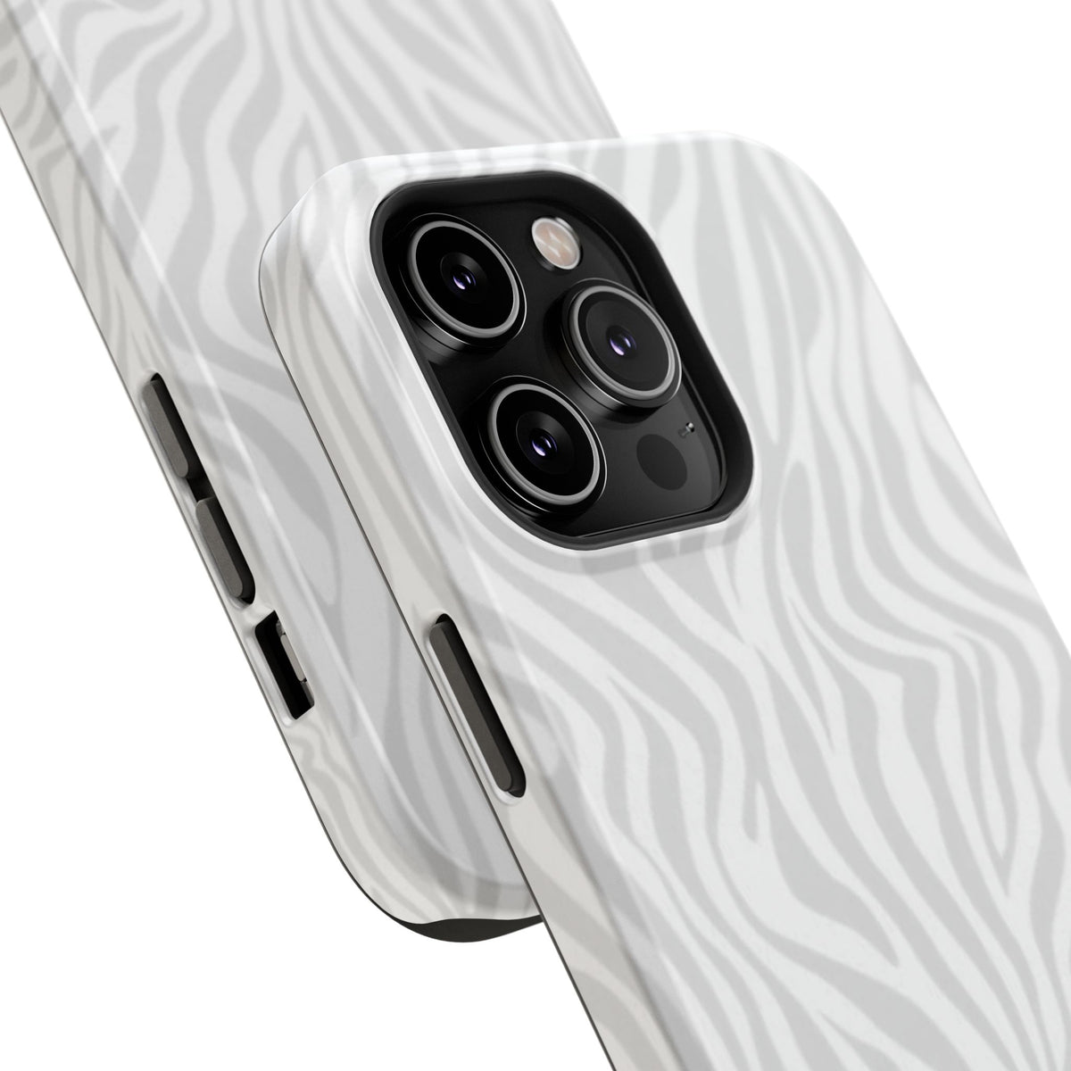 Zebra White Wave Phone Case