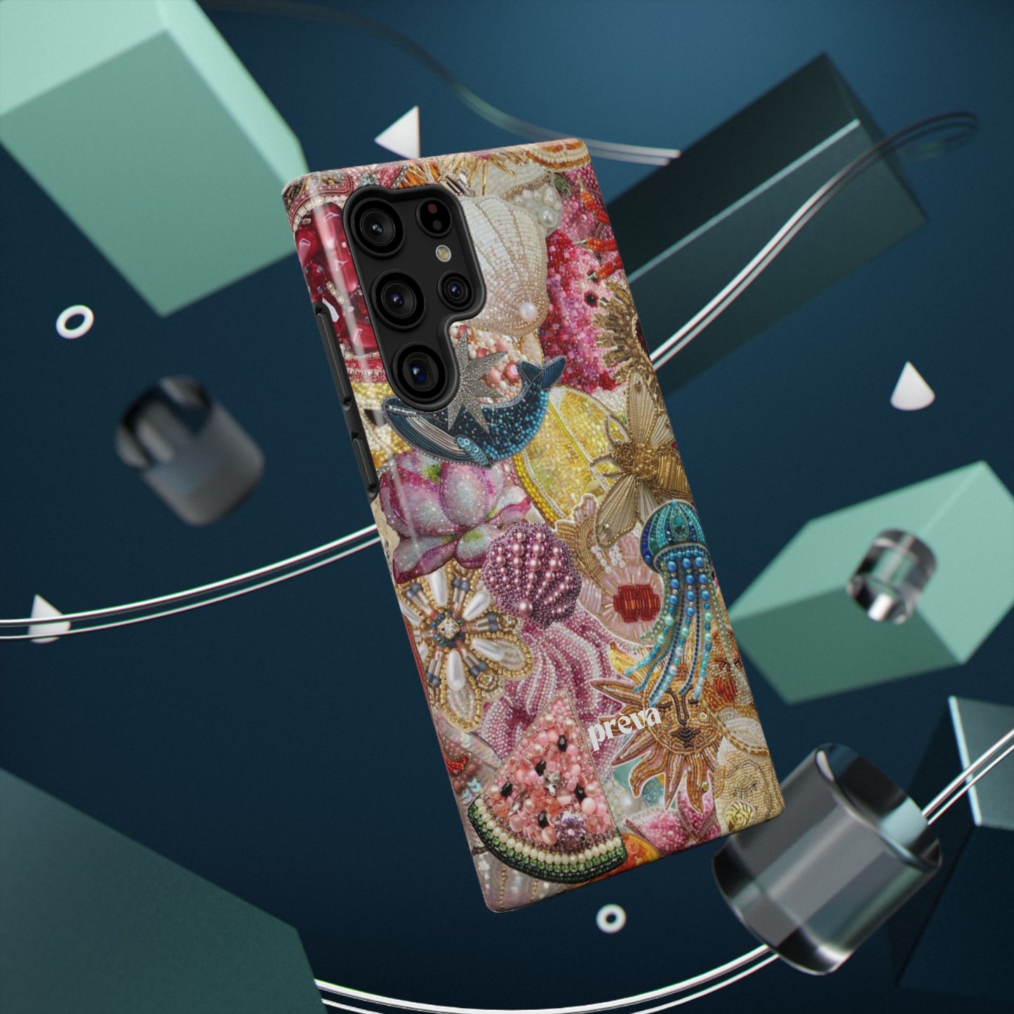 Floral Sea Collage Phone Case