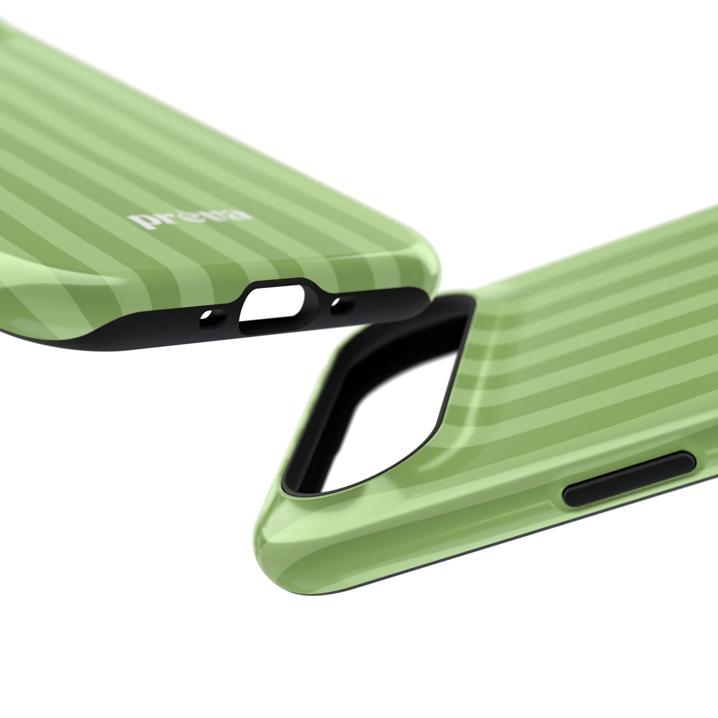 Light Green Stripes Phone Case