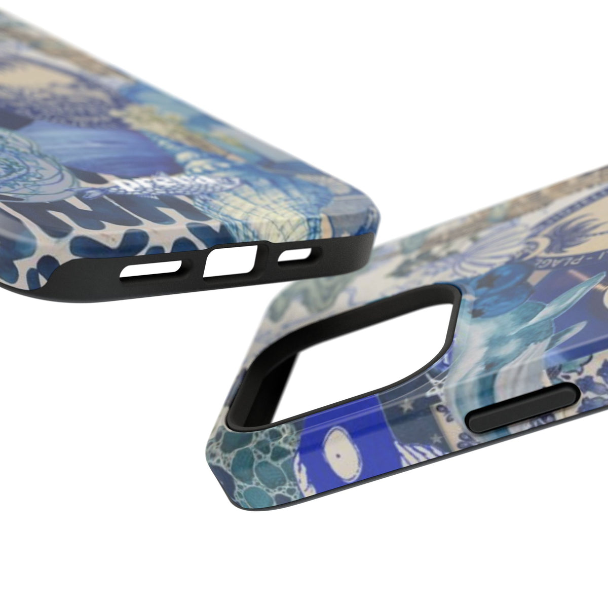 Blue Night Collage Phone Case