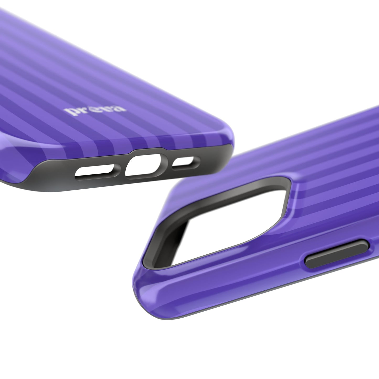 Dark Purple Stripes Phone Case