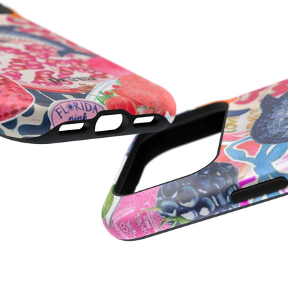Dolphin Tropics Collage Phone Case