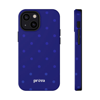 Dark Blue Polka Dots Phone Case