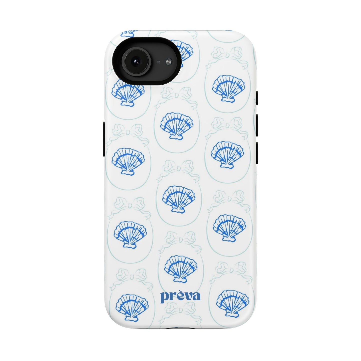 Fancy Teal Shell Phone Case