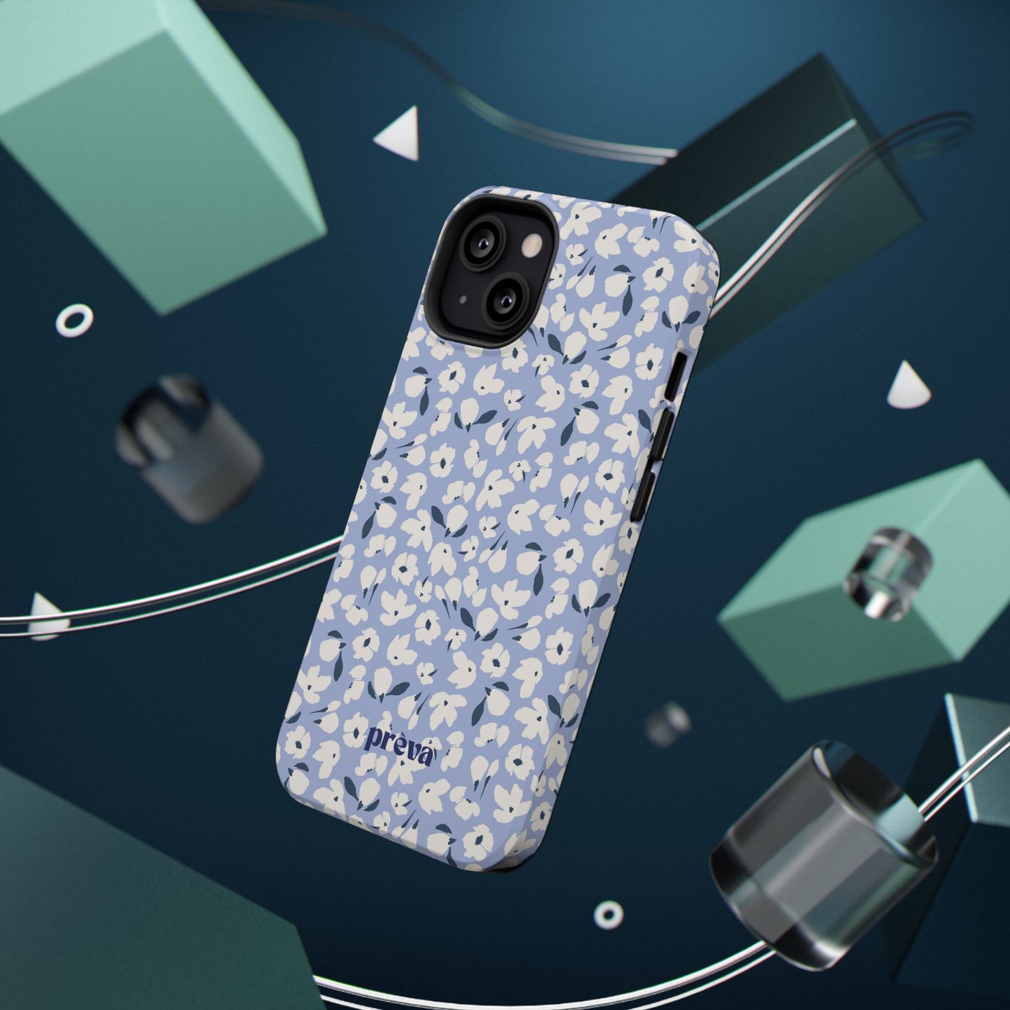 Petals On Blue Phone Case