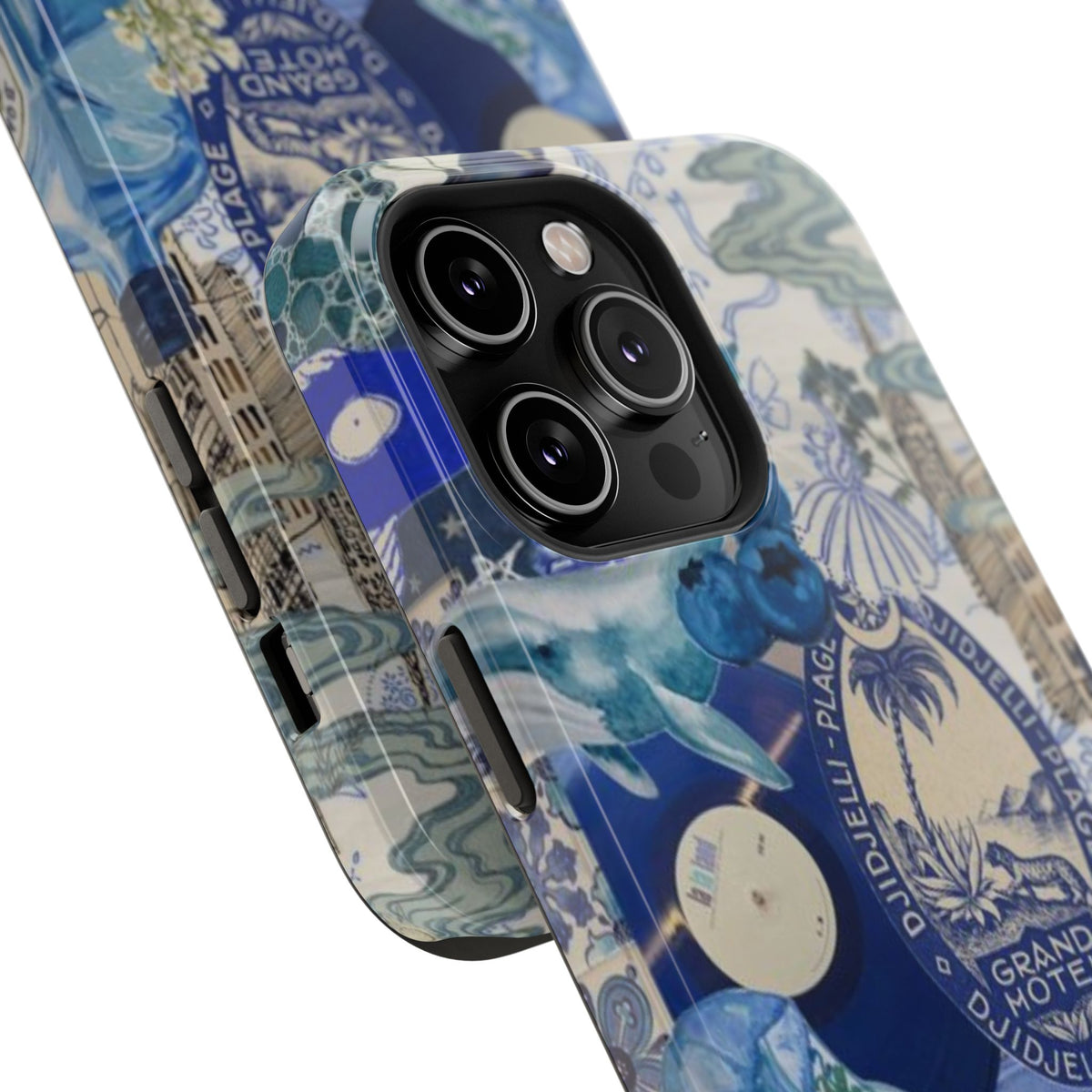 Blue Night Collage Phone Case