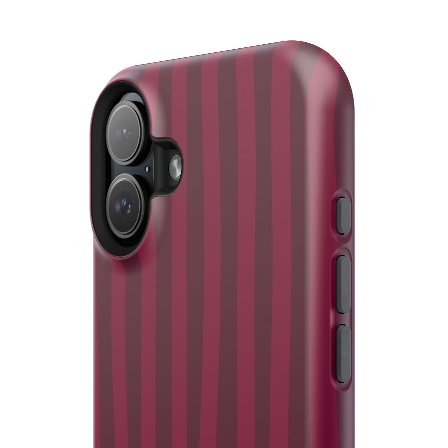 Burgandy Stripes x Ava Dudderar Phone Case