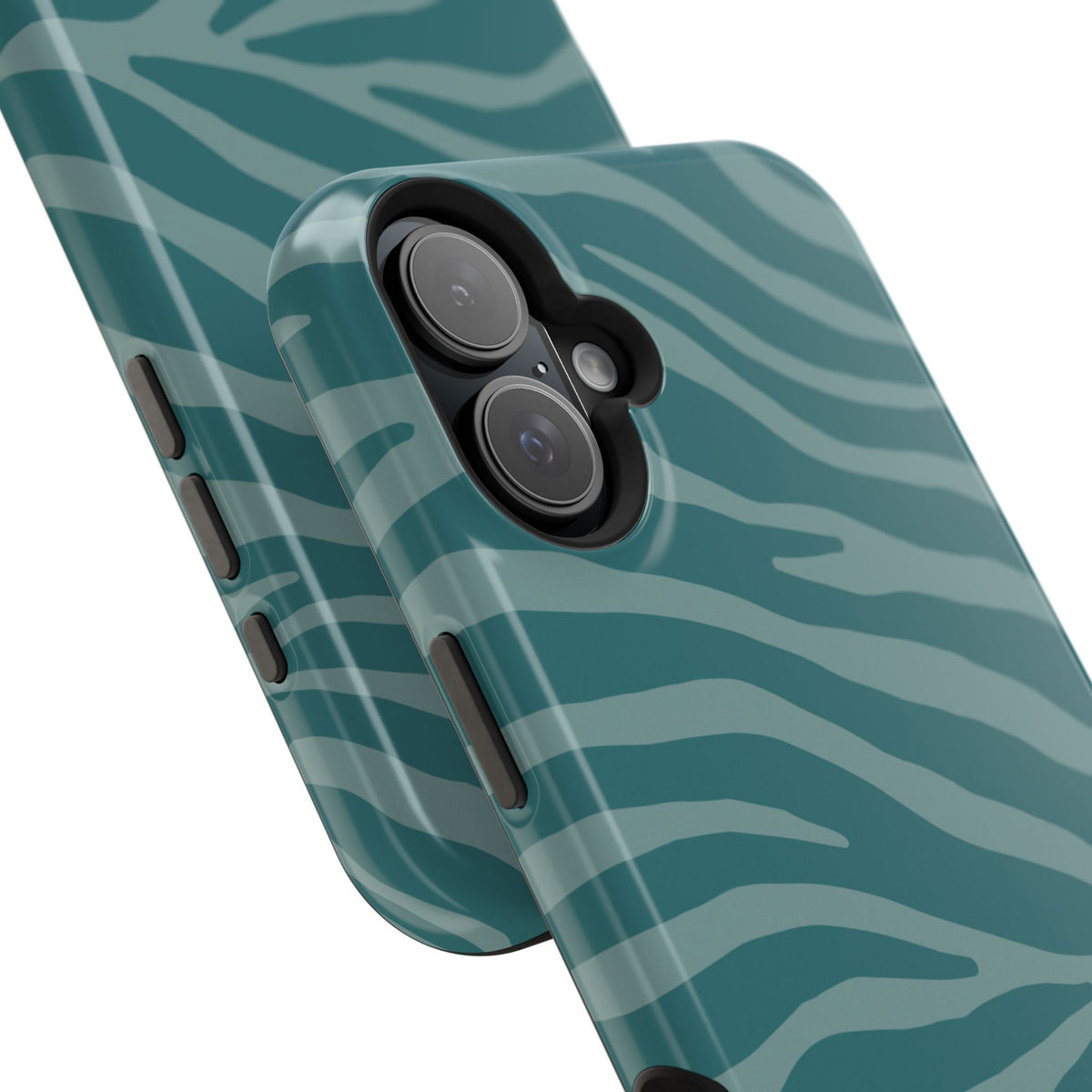 Teal Zebra Phone Case