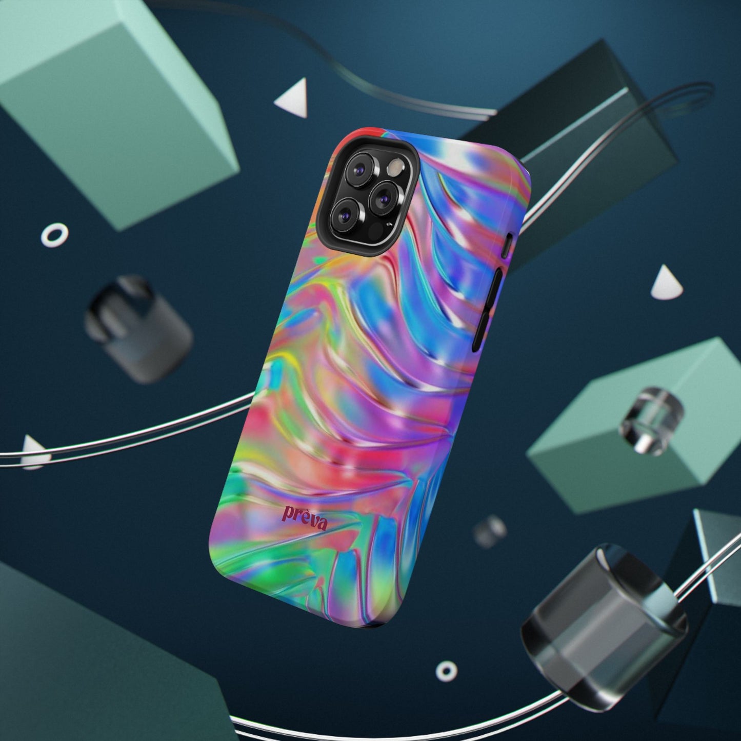 Iridescent Swirl Phone Case