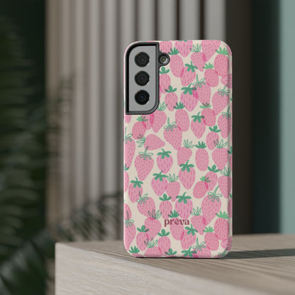 Pink Strawberry Phone Case