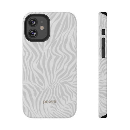 Zebra White Wave Phone Case
