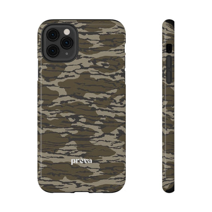 Camo Impact-Resistant Phone Case — Military Green Rugged Protection