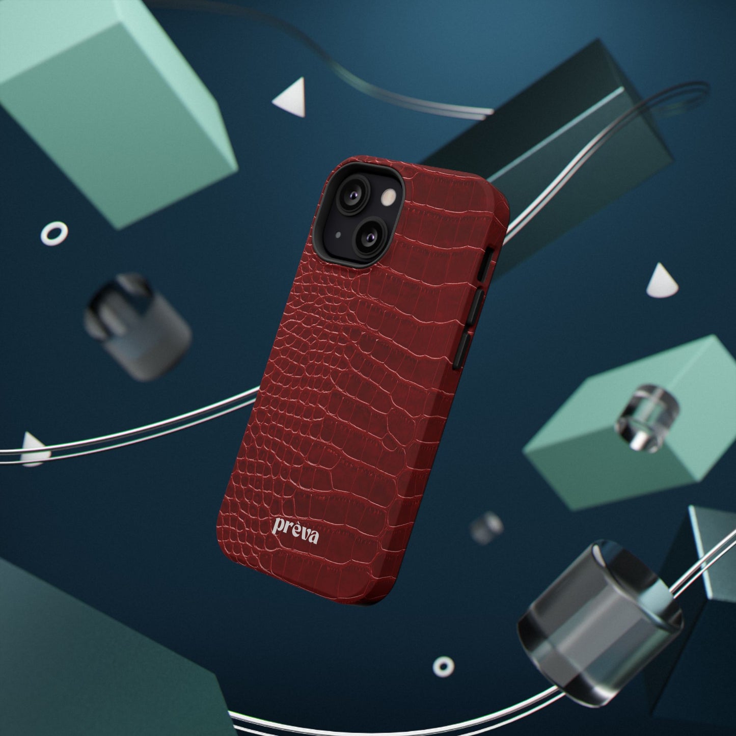 Red Croc Phone Case