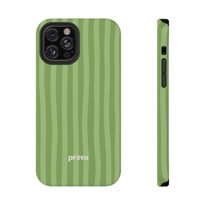 Light Green Stripes Phone Case