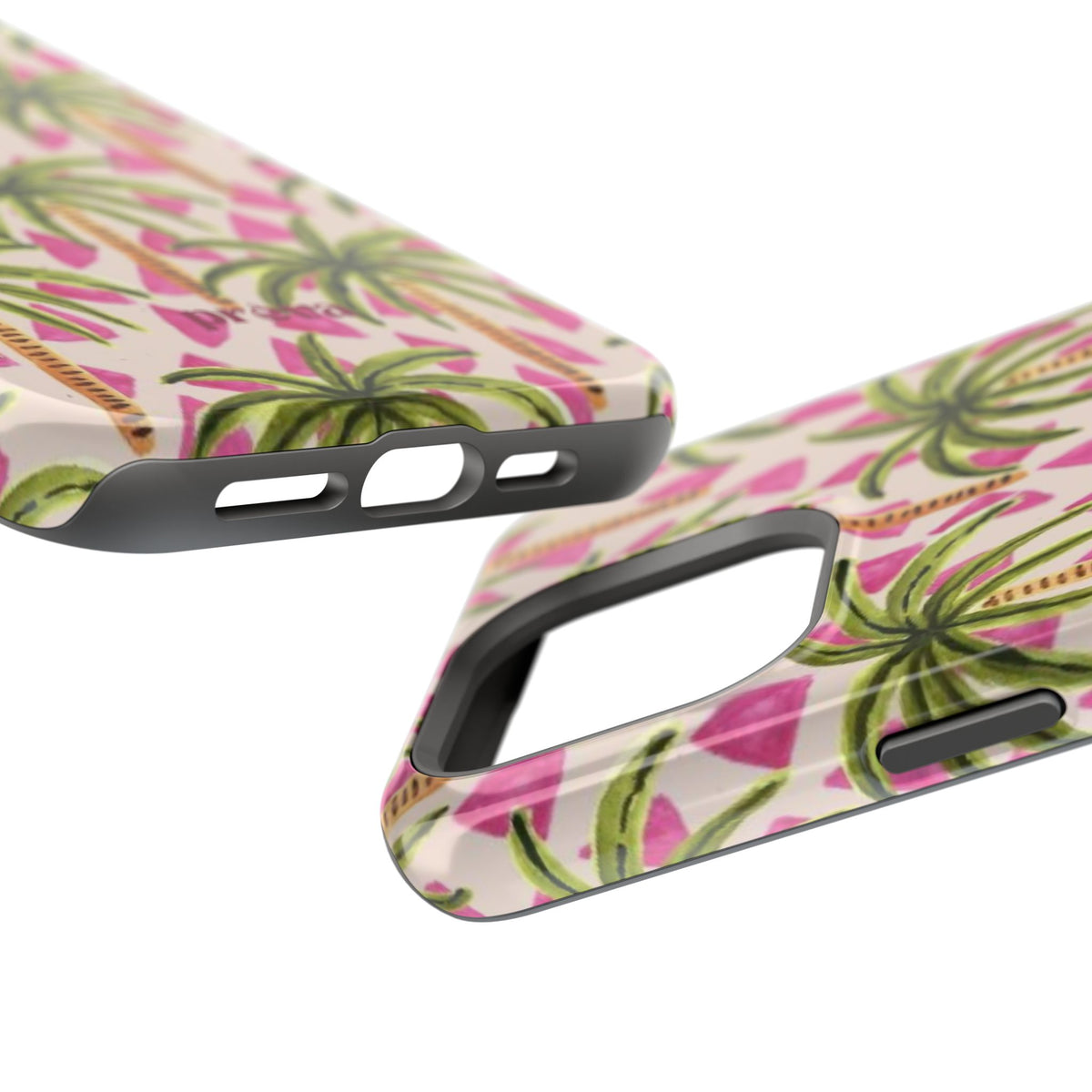 Phone Case — Pink Palm Tree Impact-Resistant Protector