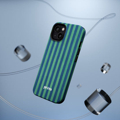 Green & Blue Stripes Phone Case