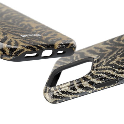 Phone Case — Impact‑Resistant Tiger Print Rug Texture