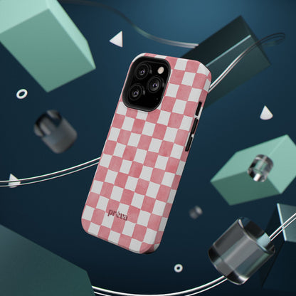 Pink Checkers Phone Case