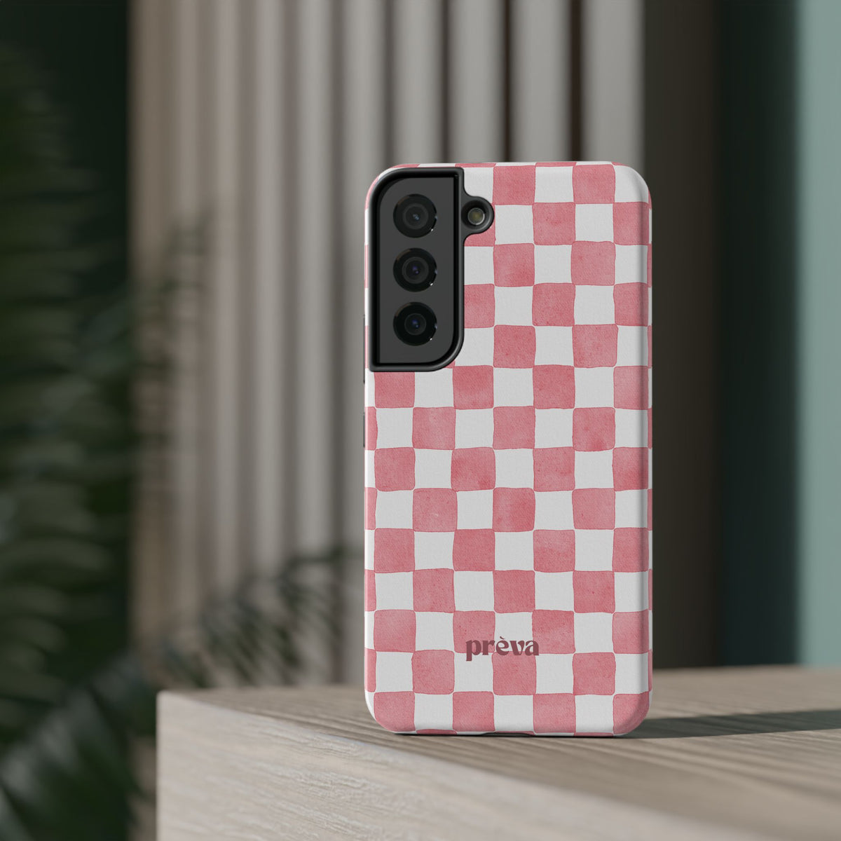 Pink Checkers Phone Case