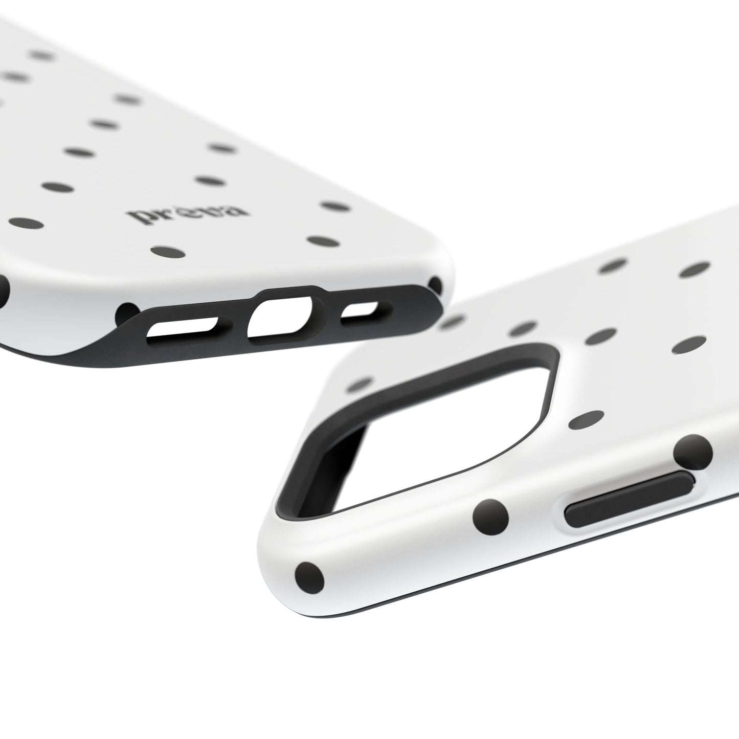 B&W polka dots Phone Case