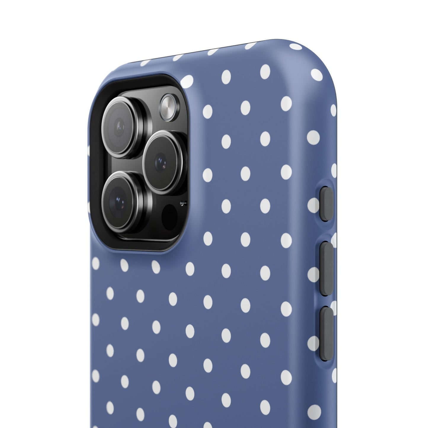 Navy Polka Dot Phone Case