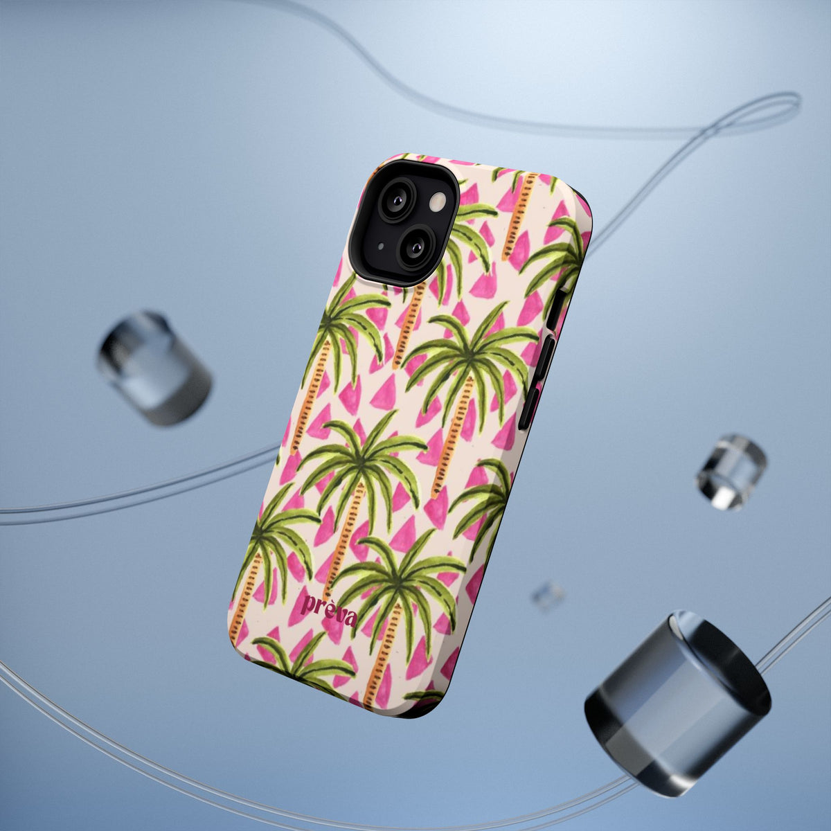 Phone Case — Pink Palm Tree Impact-Resistant Protector
