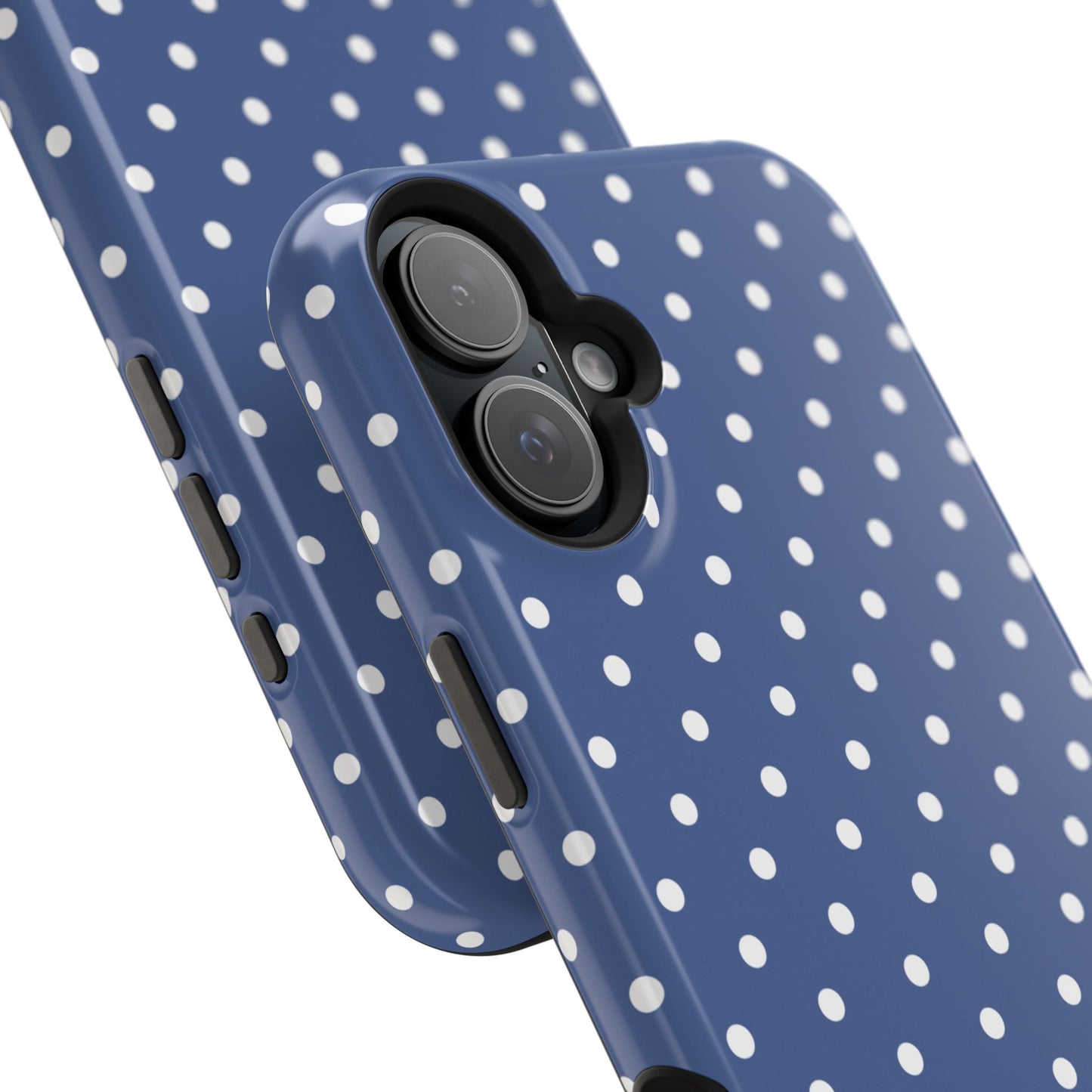 Navy Polka Dot Phone Case