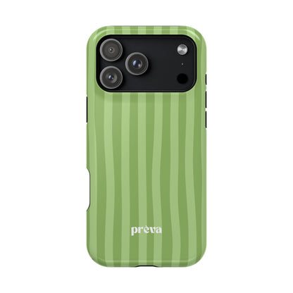 Light Green Stripes Phone Case