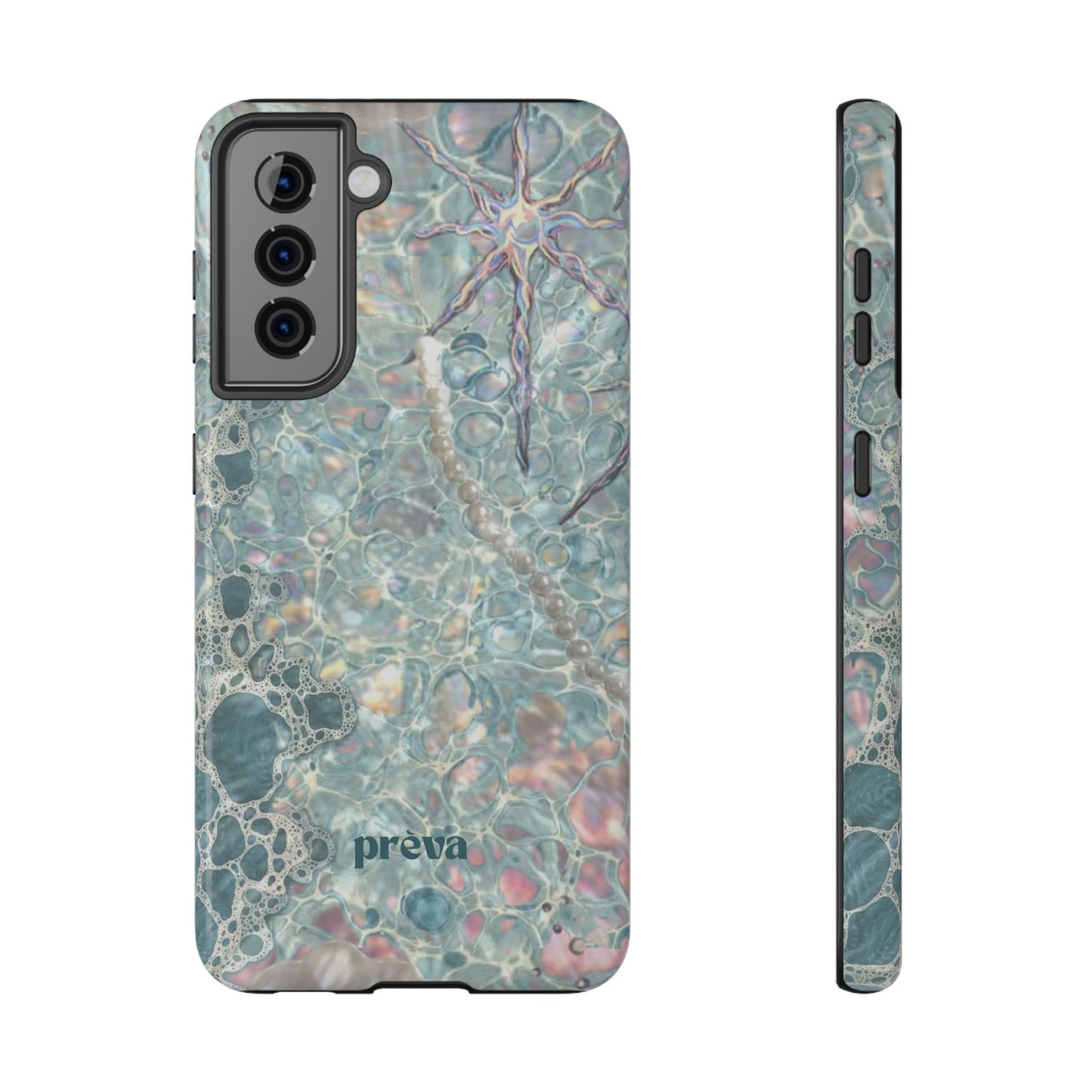 Marbled Seafoam Phone Case