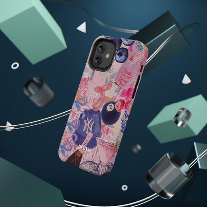 Retro 8 Ball Collage Phone Case