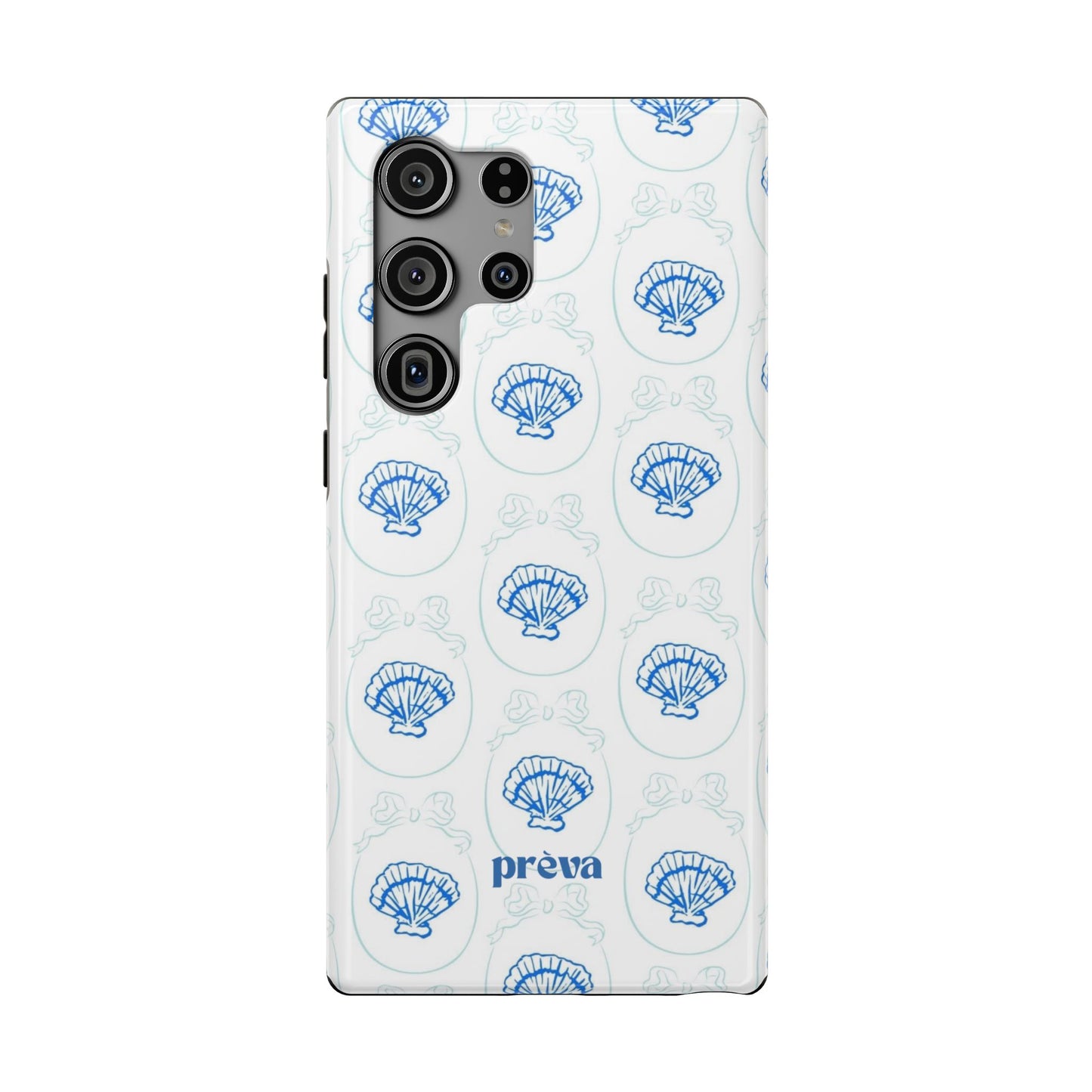 Fancy Teal Shell Phone Case