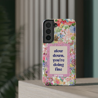 Slow Down Flowers x notsoken Phone Case
